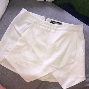 White Envelope Shorts